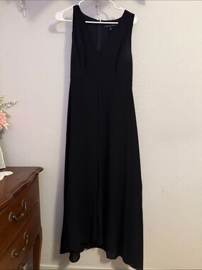 White House Black Market Black Sleeveless Jumpsuit